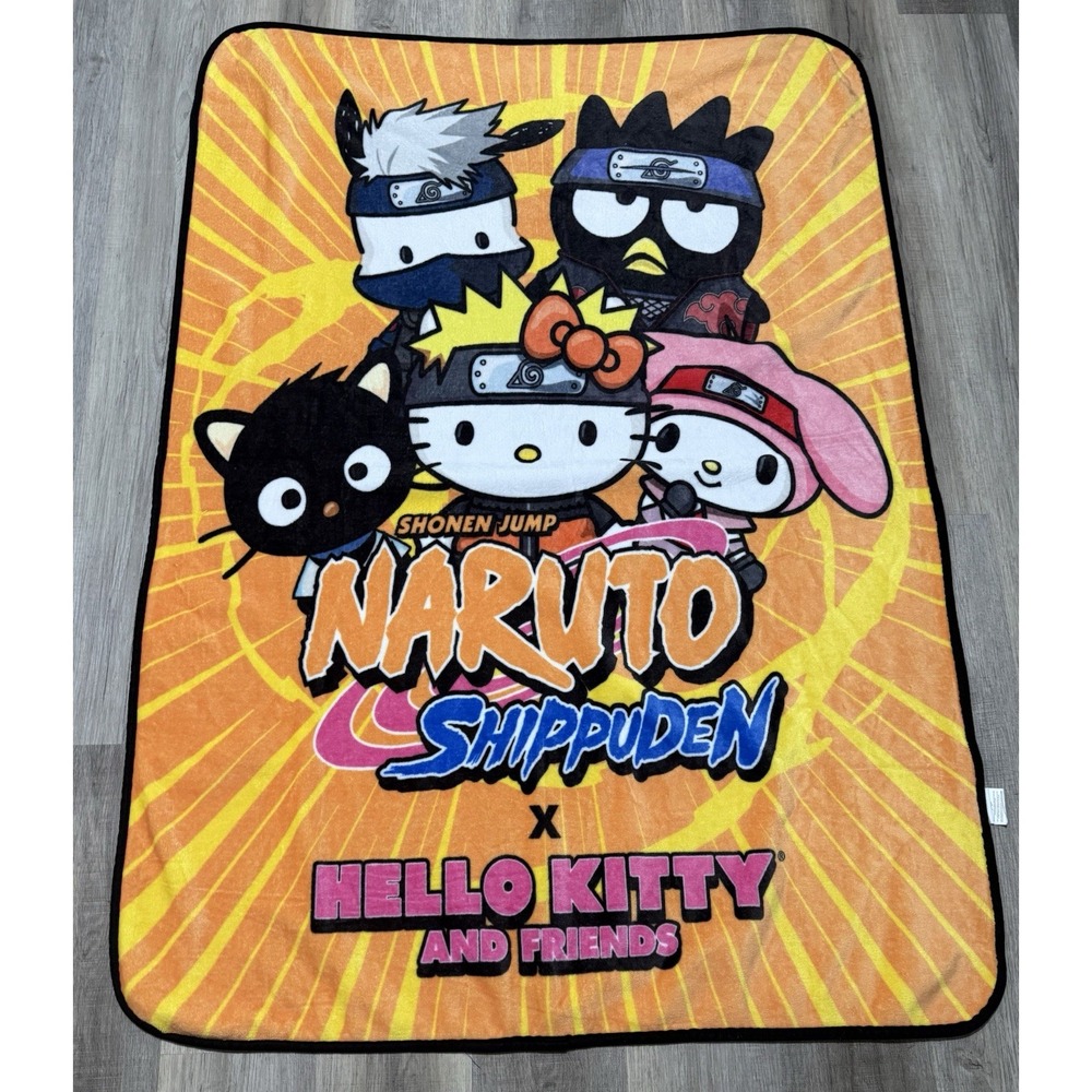 2021 Sanrio Hello Kitty Throw Blanket Naruto Shippuden